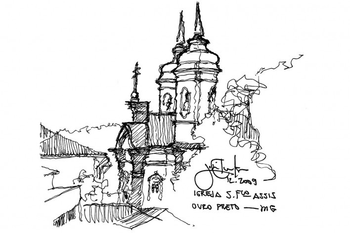 Church of St. Francis of Assisi, Ouro Preto, Brasil