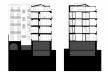 Edifício residencial em Fanqueiros, cortes após reforma. Arquiteto José Adrião, 2007-2011