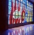 Vitral, FernandLegér, antesala Biblioteca Centra<br />Foto Roselia Sánchez 