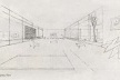Perspectiva interna do living. Residência número “2”, Eduardo Corona. Acrópole nº 210, 1956