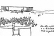 Praça dos Três Poderes em dia de discurso, croqui (geral e detalhes) de Oscar Niemeyer, 1978