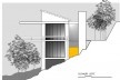 Elevação Leste. Residência Vianna Peres/ Ubatuba, SP – Arq. Fernando Vianna Peres