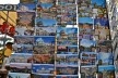 Contaminations cards for sale to car shop in front of the Coliseum<br />Foto Fabio José Martins de Lima 
