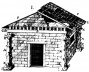 A cabana primitiva, segundo Jacques-François Blondel
