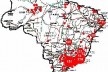 Figura 3 - Localização das obras brasileiras citadas no exterior