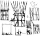 Desenhos de Hejduk para A casa do Suicida