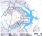 Plano Piloto de Brasília, 1957. Implantação geral