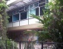 Casa Nanzita Salgado, fachada frontal com painel de azulejos “Feira Nordestina” de Anísio Medeiros, Cataguases, 1954<br />Foto Marcia Poppe, 2003 