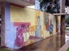 Monumento a José Inácio Peixoto, painel “As fiandeiras” de Candido Portinari, executado em azulejos vitrificados por Américo Braga, Cataguases, 1956<br />Foto Marcia Poppe, 2003 