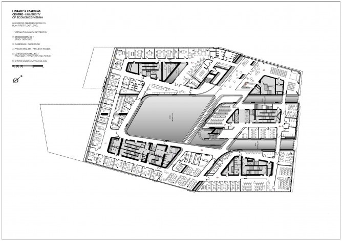 library and learning centre university of economics business vienna plan first floor level - Vienna House Plans library and learning centre university of economics business vienna plan first floor level - Vienna House Plans