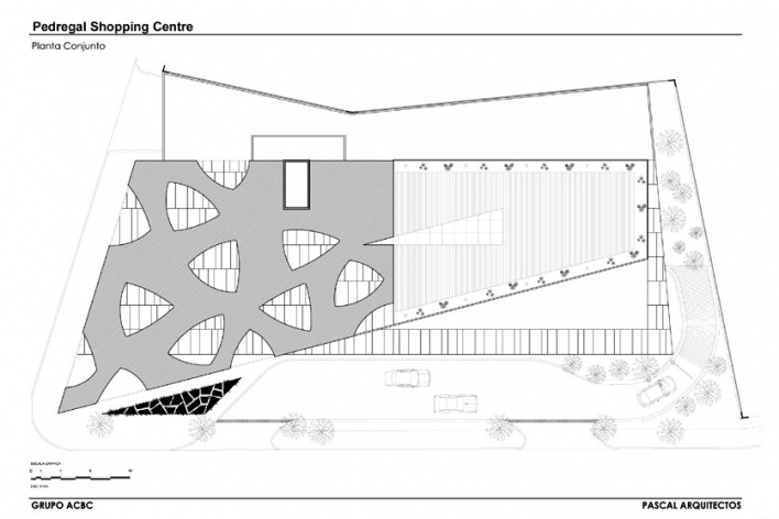Planta cobertura<br />Desenho do escritório