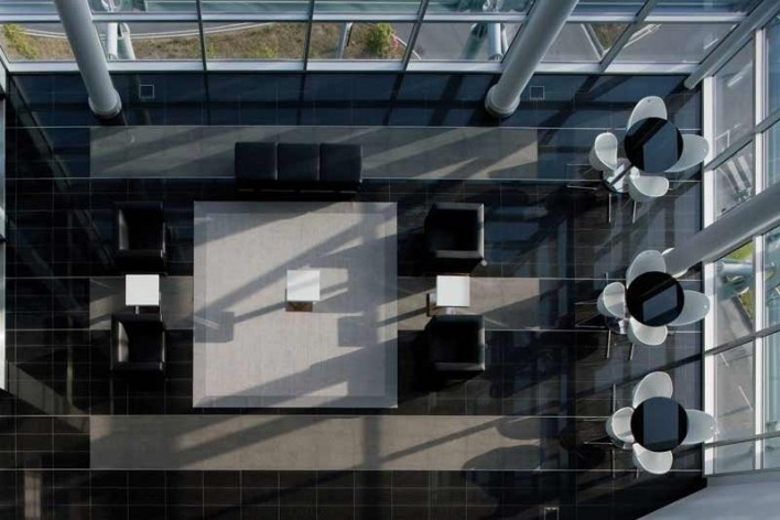 Tower Plaza.Vista interna, Regino Cruz Arquitectos, Vila Nova de Gaia, Portugal<br />Foto FG+SG