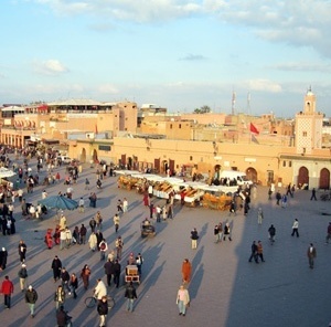 Praça Jamaa el-Fna, Marrocos<br />Foto Victor Mori