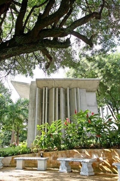 Fachada norte<br />Foto Léo Azevedo