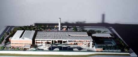 SESC Araraquara. Foto de maquete<br />Imagem dos autores do projeto 