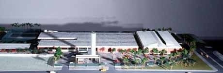 SESC Araraquara. Foto de maquete<br />Imagem dos autores do projeto 