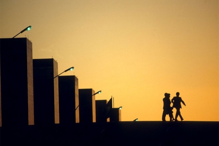 Esplanada dos ministérios, 1987<br />Foto Salomon Cytrynowicz