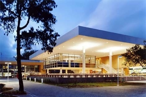 Edifício de gastronomia<br />Imagem dos autores do projeto