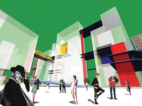 São Paulo: vida social ativa e atraente<br />Imagem dos autores do projeto