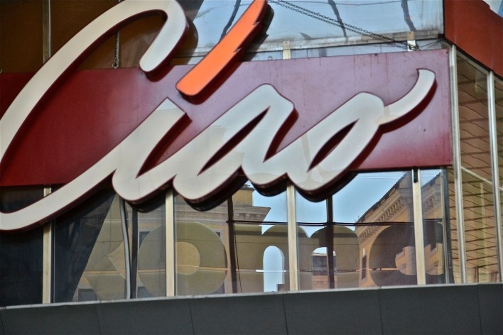Termini Railway Station, advertising panel<br />Foto Fabio José Martins de Lima 
