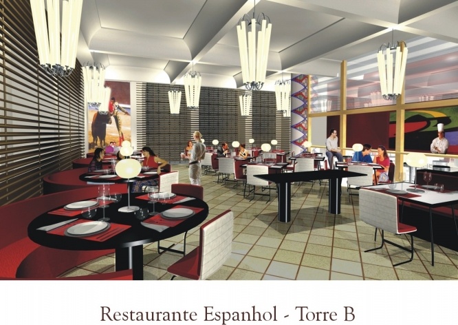 Restaurante Espanhol. Torre B<br />Imagem do autor do projeto
