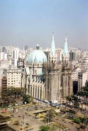 Catedral e Praça da Sé, São Paulo<br />Foto de Paulo Bastos