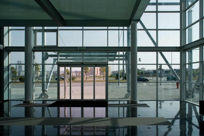 Tower Plaza.Vista interna, Regino Cruz Arquitectos, Vila Nova de Gaia, Portugal<br />Foto FG+SG