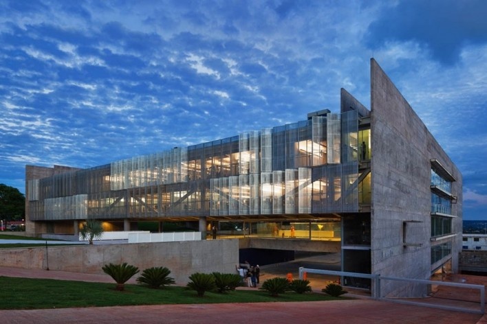 Sede do Sebrae Nacional, Brasília DF, 2010. Arquitetos Alvaro Puntoni, Luciano Margotto, João Sodré e Jonathan Davies<br />Foto Nelson Kon