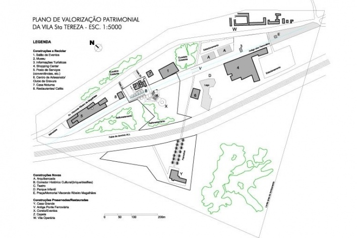 Figura 1: Planta do Bairro Vila de Santa Thereza