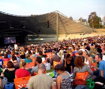 Show ao ar livre no parque