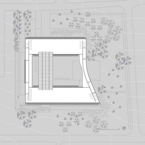 Sede do Sebrae Nacional, implantação, Brasília DF, 2010. Arquitetos Alvaro Puntoni, Luciano Margotto, João Sodré e Jonathan Davies
