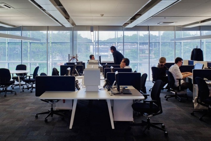 Sede do Sebrae Nacional, Brasília DF, 2010. Arquitetos Alvaro Puntoni, Luciano Margotto, João Sodré e Jonathan Davies<br />Foto Nelson Kon