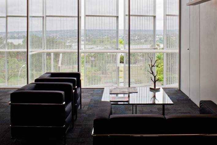 Sede do Sebrae Nacional, Brasília DF, 2010. Arquitetos Alvaro Puntoni, Luciano Margotto, João Sodré e Jonathan Davies<br />Foto Nelson Kon