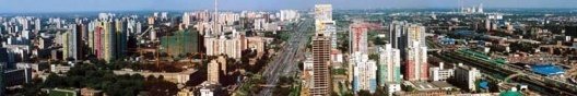 Expansão urbana na zona leste de Pequim, China. Palestra de Su Dan<br />Foto Shi Guorui