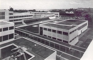 ICEIA, vista dos terraços e pista de atletismo