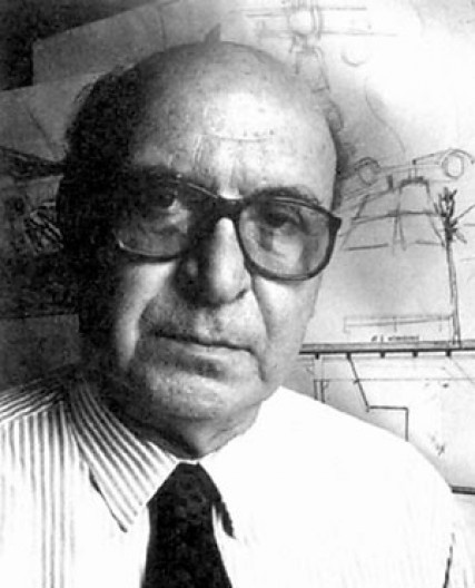 Arquitecto Clorindo Testa, 1990<br />Foto Freddy Massad 