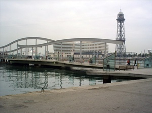 Port Vell em Barcelona, visão geral<br />Foto Vera Hazan