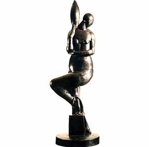 A portadora de perfume, Victor Brecheret, bronze, 1923, coleção da Pinacoteca do Estado