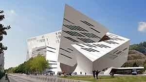 Creative Media Center, Universidade de Hong Kong, Hong Kong, China [Studio Daniel Libeskind]