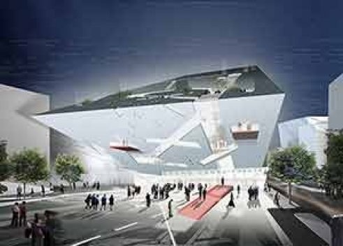 Grand Canal Theatre, Dublin, Irlanda [Studio Daniel Libeskind]