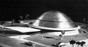 Planetário Municipal, 1955. Eduardo Corona e Roberto Goulart Tibau
