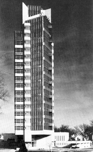 Torre Price, Bartlesville, 1956. Frank Lloyd Wright