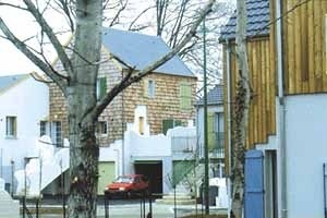 Saint-Dizier, Marnaval Sud, 1993-97. Arq. Lucien Kroll<br />Fotos: Lucien Kroll