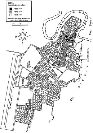 Plano de expansión urbana: 1906-1995