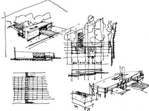 Eduardo de Almeida, Croquis da Casa Almeida, 1975