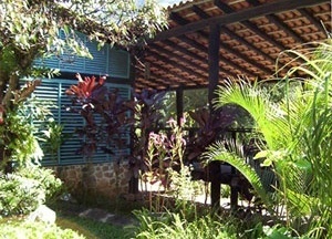 Casa Accioly, vista do pátio interno, Petrópolis, 1949-1951<br />Foto Marcia Poppe, 2003