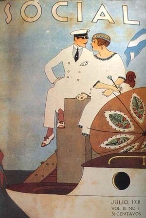 Revista Social, Director artistico Conrado Massaguer, Havana, 1918