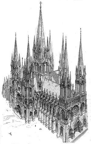 Catedral ideal, Viollet-le-Duc
