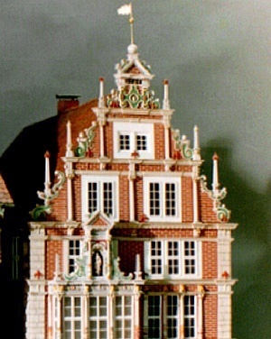 Maquete da Leisthaus, Hameln, Alemanha<br />Foto de Modellbau Birmann