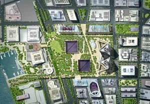 Concurso para reconstrução do local do World Trade Center, Foster and Partners [Lower Manhattan Development Corporation]